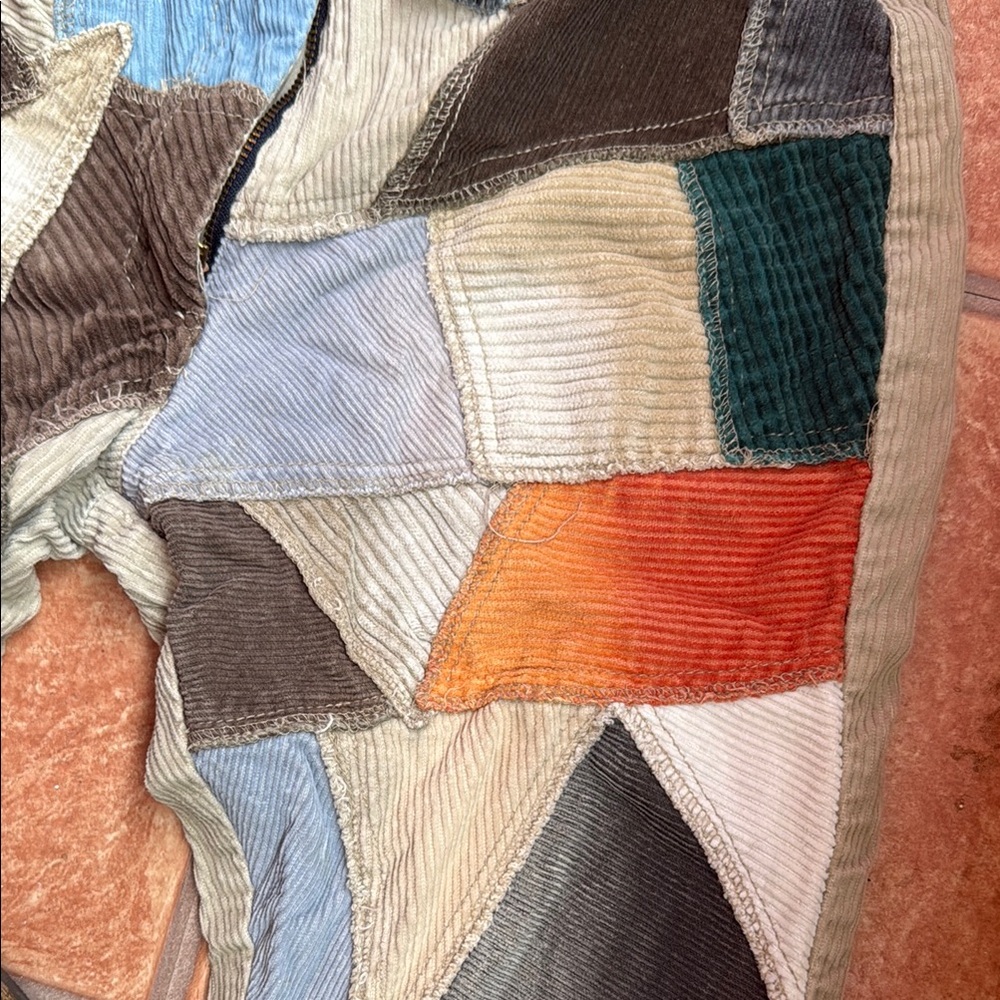Patchwork Multicolor Pants - Picture 5 of 10